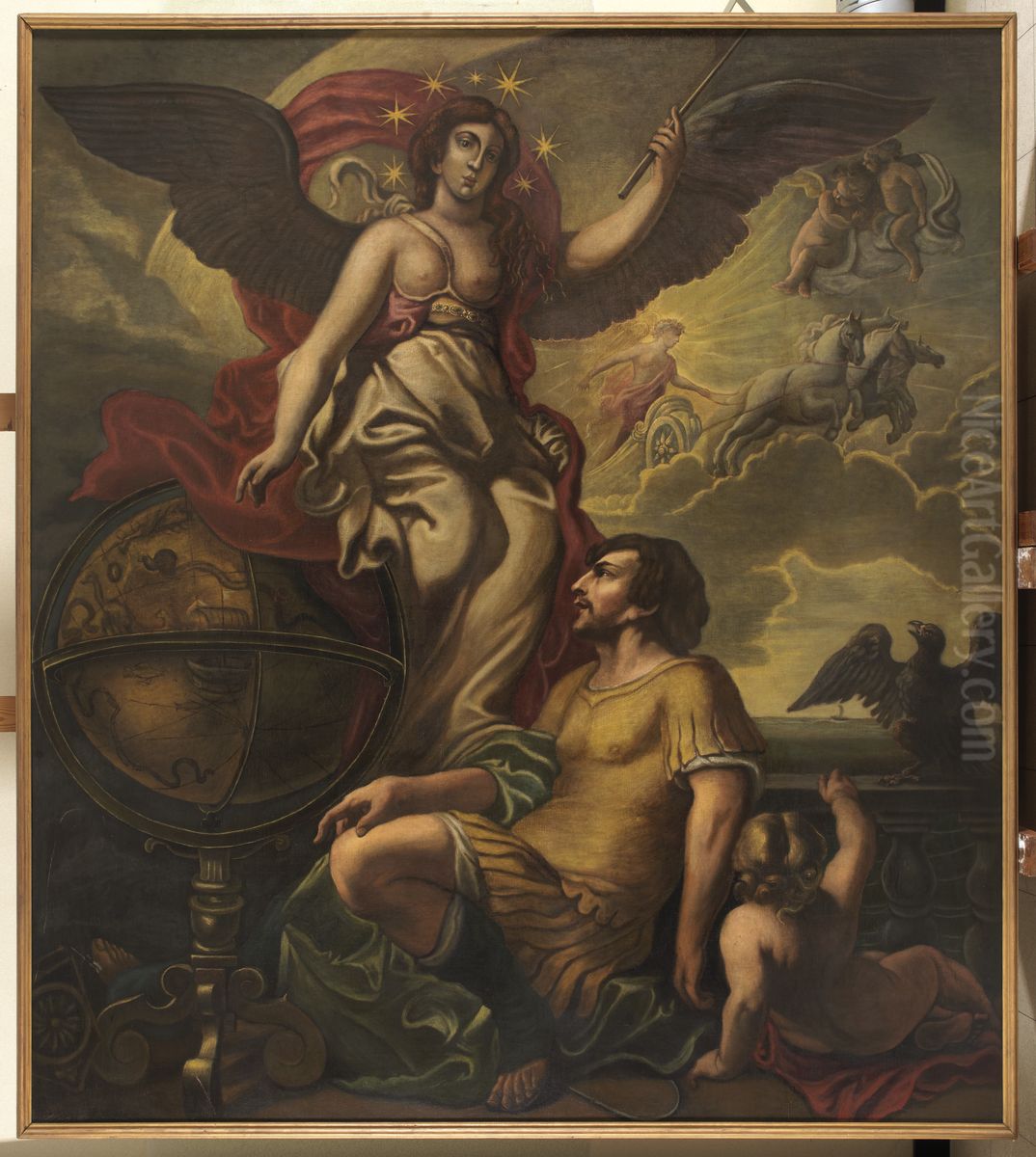 Astrology Oil Painting by Cornelis Schut