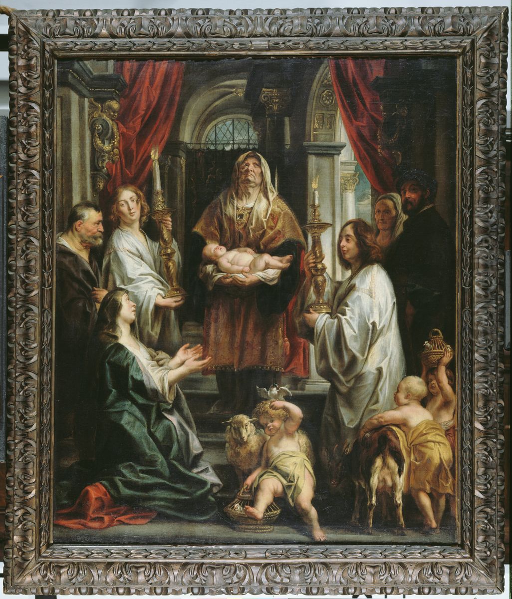 Presentation in the temple Oil Painting by Jacob Jordaens