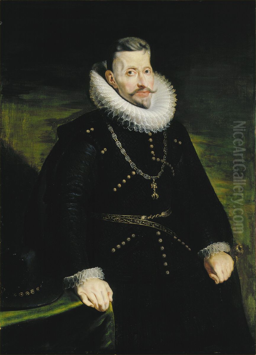 Portrait of Archduke Albert Oil Painting by (studio of) Rubens, Peter Paul