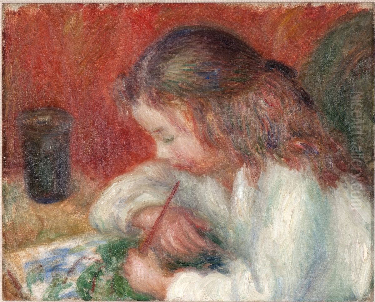 Lenna Painting Oil Painting by William James Glackens