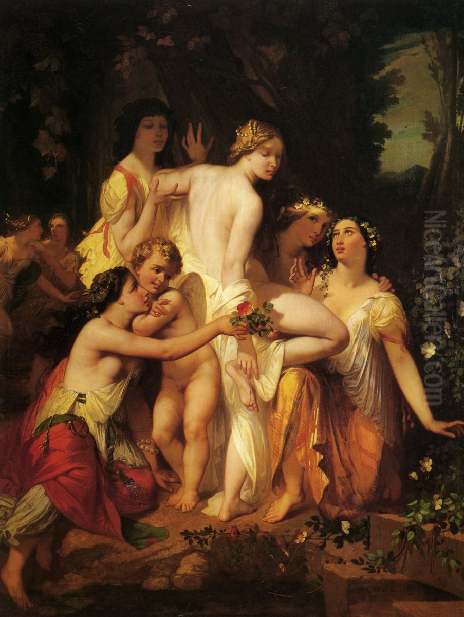 Le sang de Venus Oil Painting by Auguste-Barthelemy Glaize