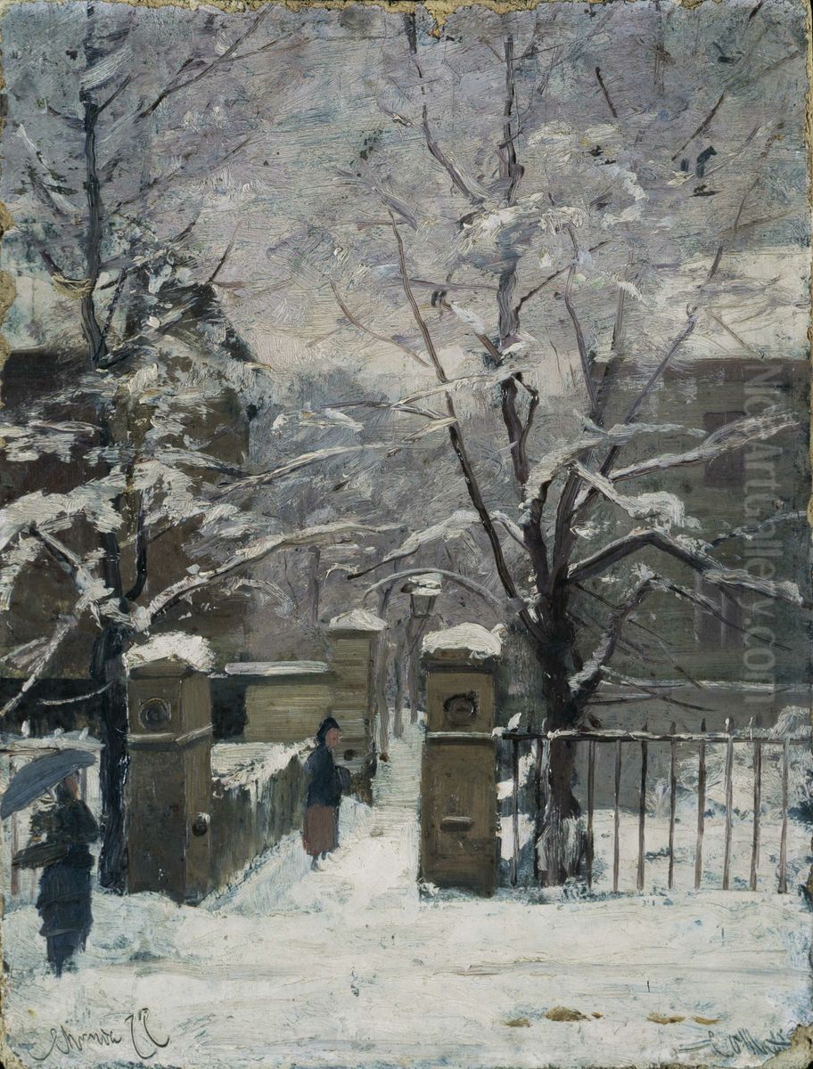 Fodselsstiftelsen, Akersgata Oil Painting by Frederik Collett