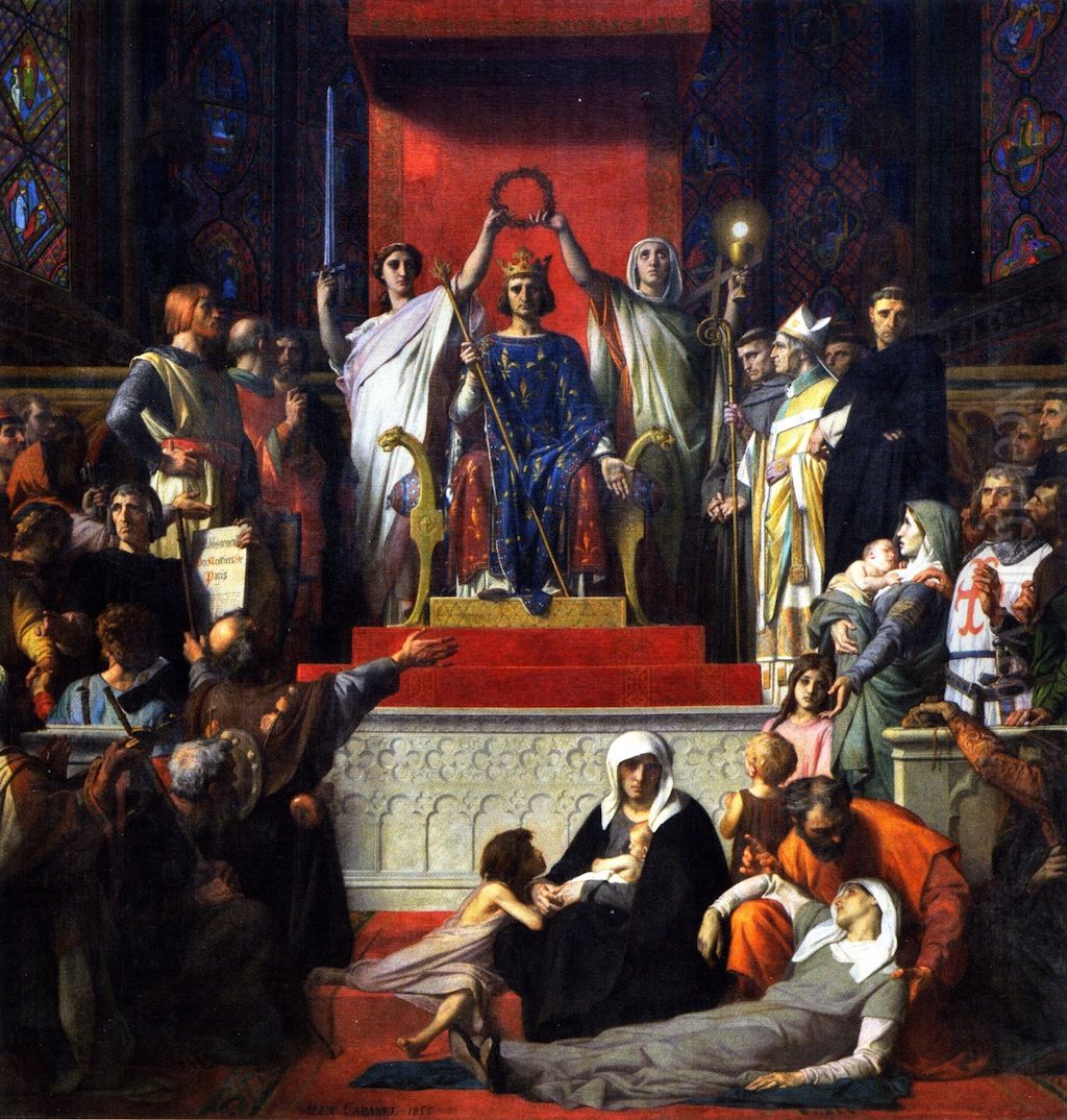 The Glorification of St. Louis Oil Painting by Alexandre Cabanel