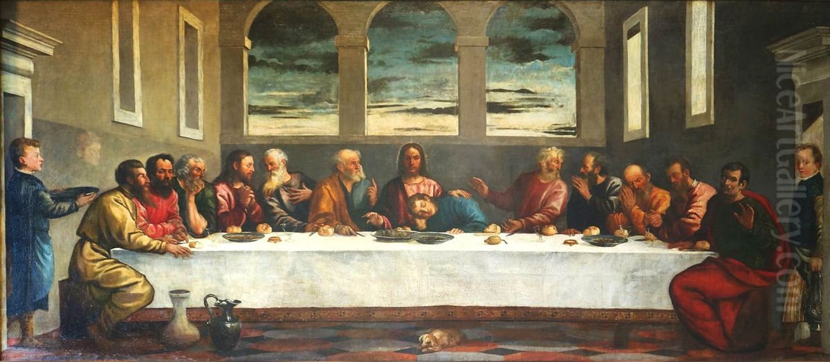 Last Supper Oil Painting by Titian