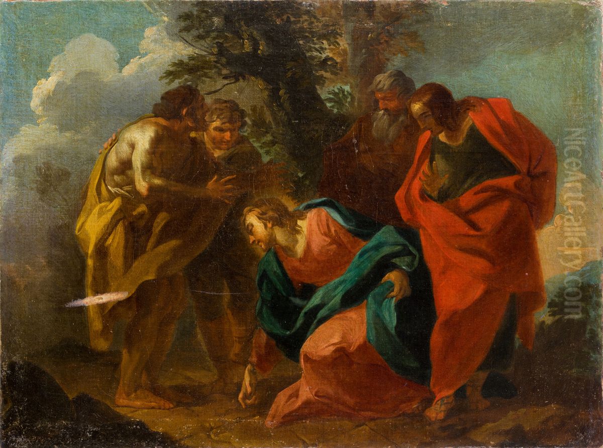 Scene de la vie du Christ Oil Painting by unknown