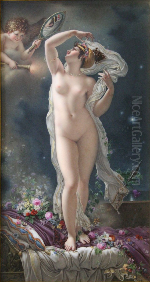 Danae Oil Painting by Marie-Victoire Jaquotot