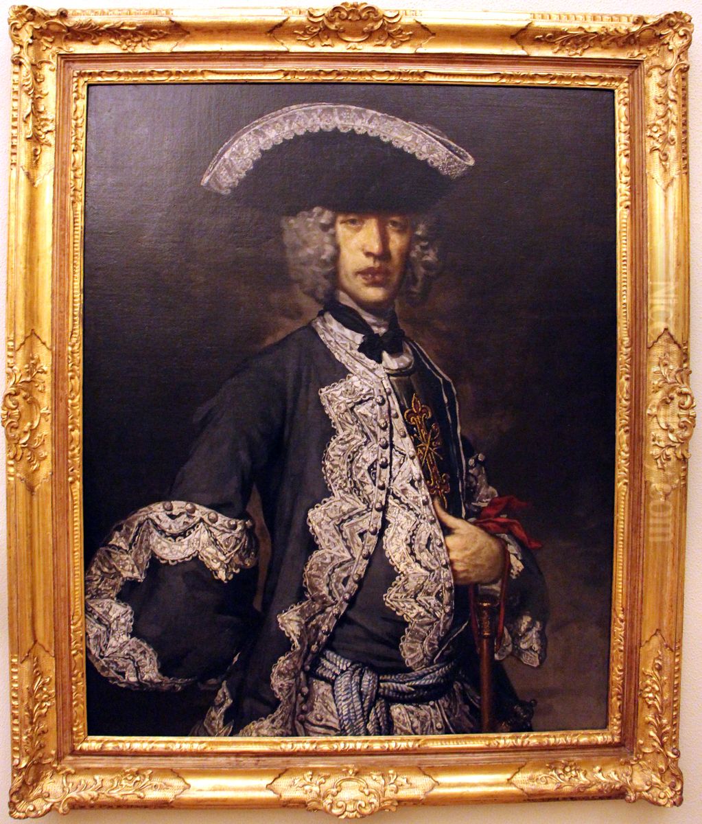 Ritratto di cavaliere dell'Ordine Costantiniano Oil Painting by Fra Galgario