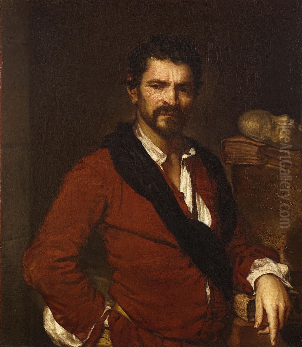 Portrait of Francesco Maria Bruntino Oil Painting by Fra Galgario