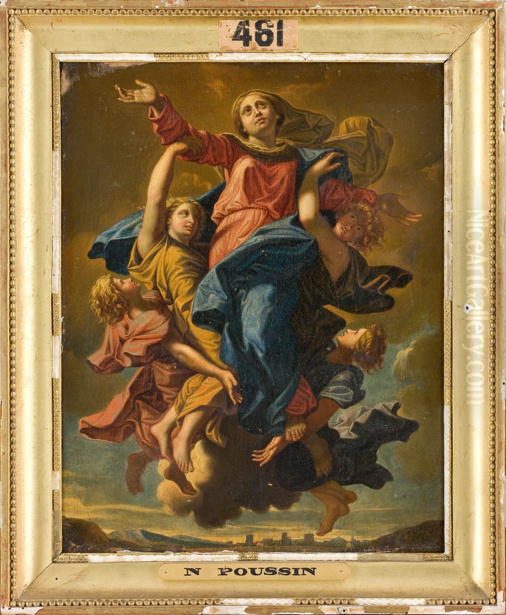 Assomption de la Vierge Oil Painting by Nicolas Poussin