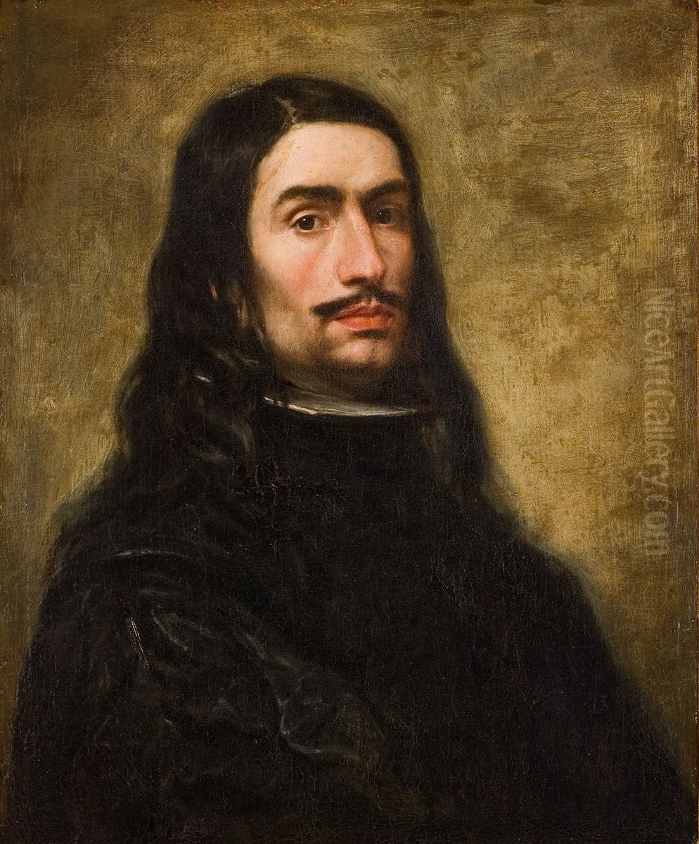 Portrait d'homme Oil Painting by Jose Antolinez