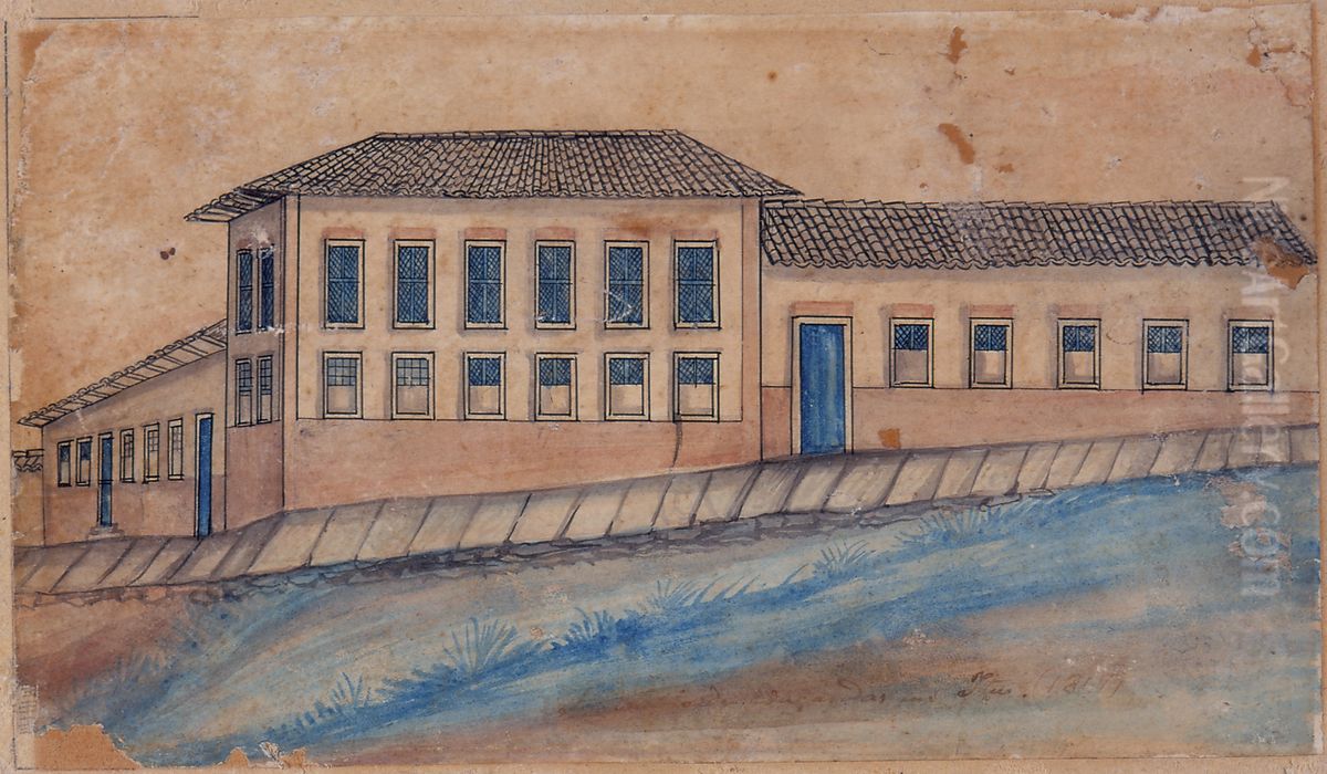 Casa das Educandas (Convento de N. S. das Merces) Oil Painting by Miguelzinho Dutra