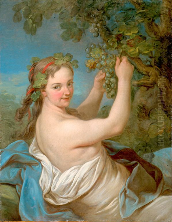 Erigone Oil Painting by Charles-Andre van Loo