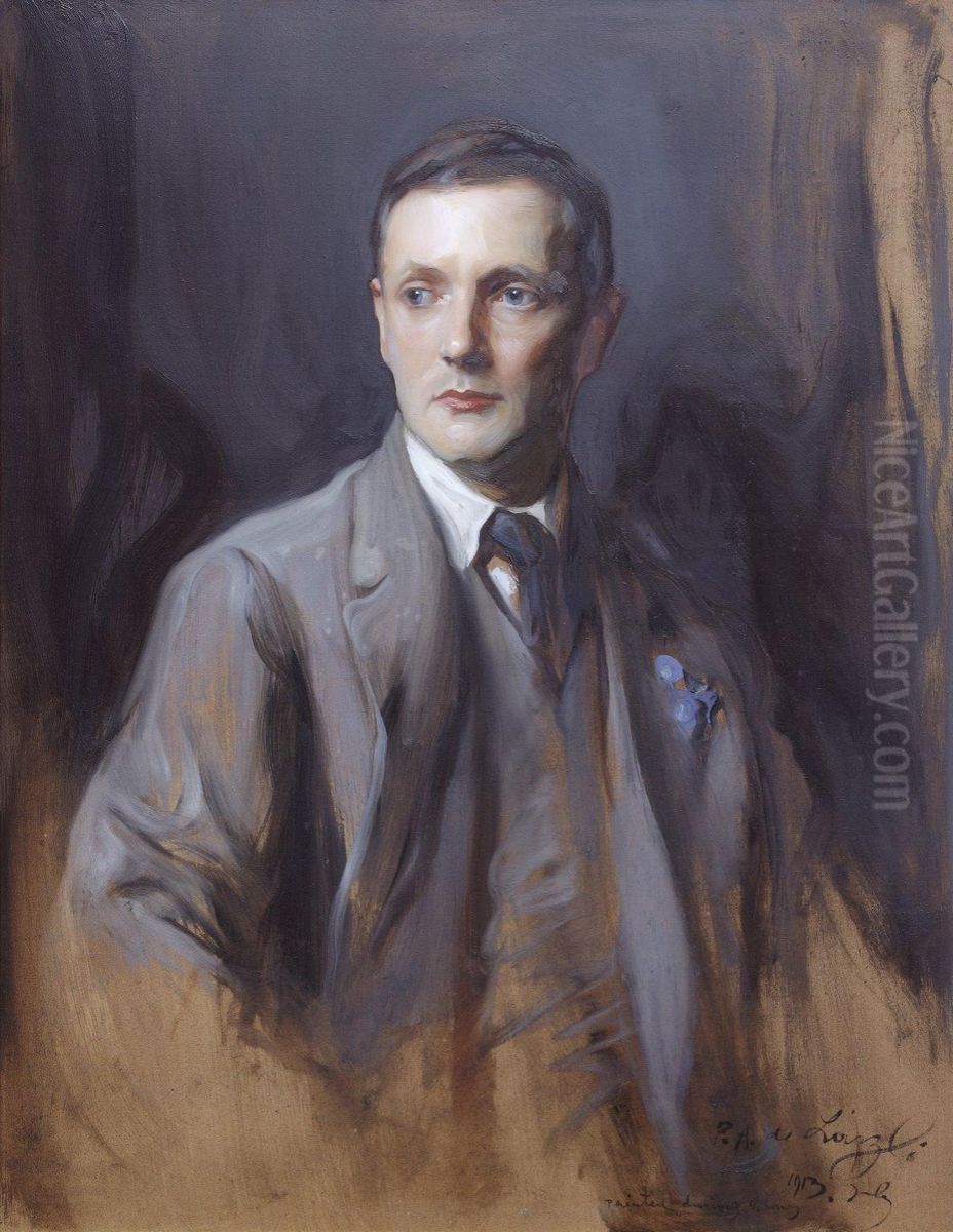 Sir Donald Francis Tovey Oil Painting by Philip de Laszlo