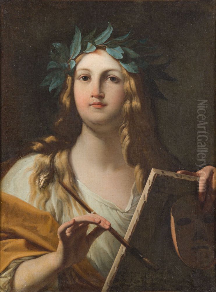 Genius of Painting Oil Painting by Giovanni Domenico Campiglia