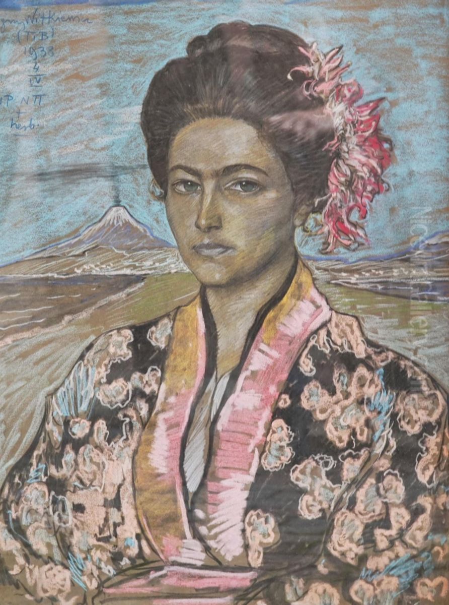 Portrait of Jadwiga Zaranek Oil Painting by Stanislaw Ignacy Witkiewicz (Witkacy)