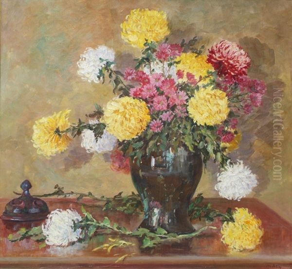 Floral still-life Oil Painting by unknown