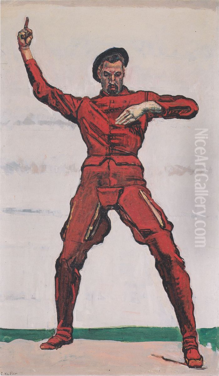 The Orator Oil Painting by Ferdinand Hodler