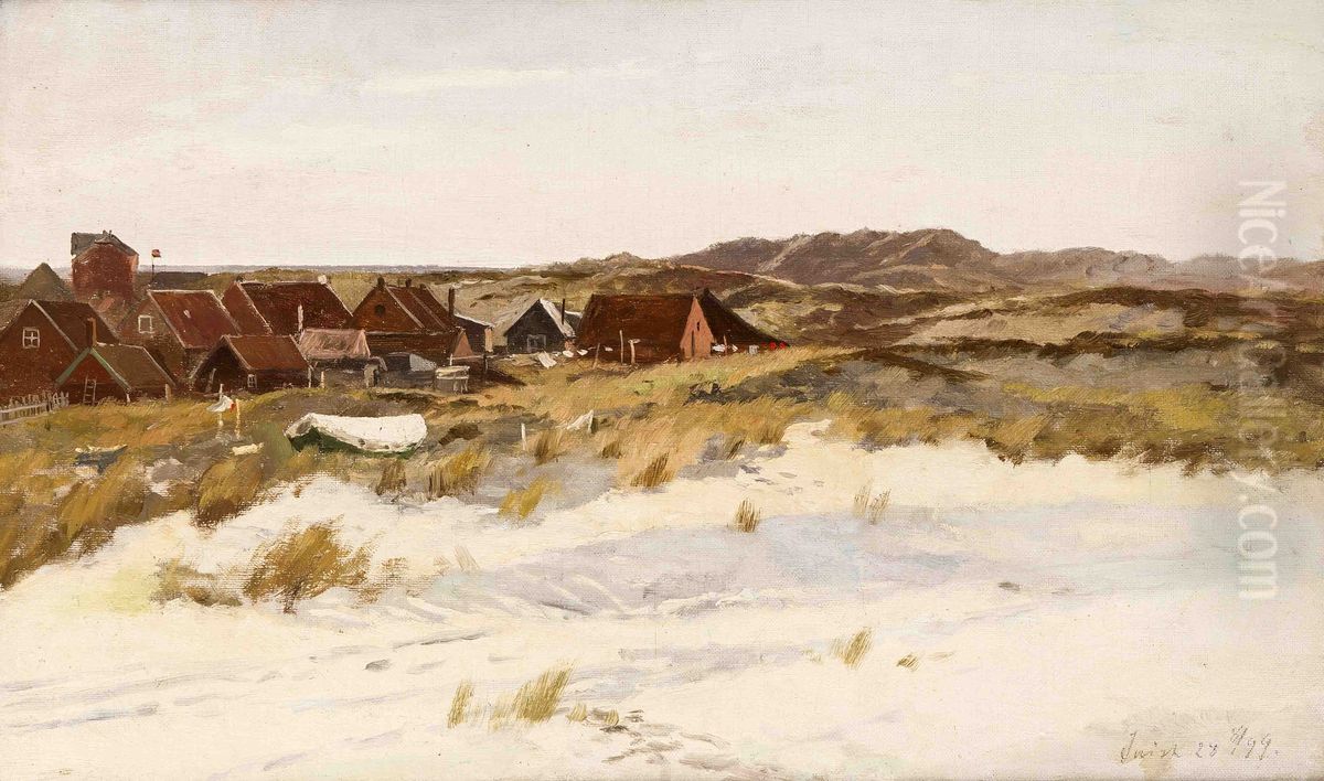 Juist Oil Painting by Johann Christopher Drathmann