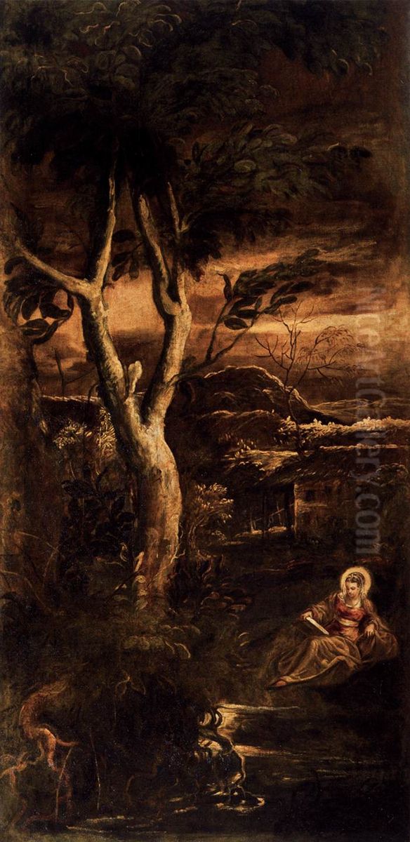 St Mary Magdalen Oil Painting by Jacopo Tintoretto