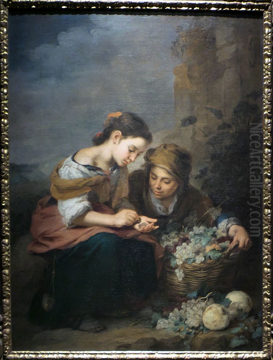 The Little Fruit Seller Oil Painting by Bartolome Esteban Murillo
