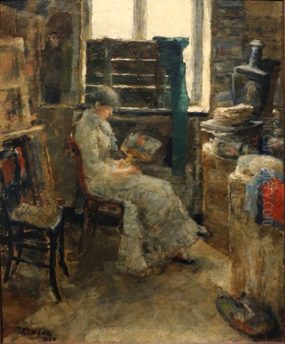 A Colourist Oil Painting by James Ensor