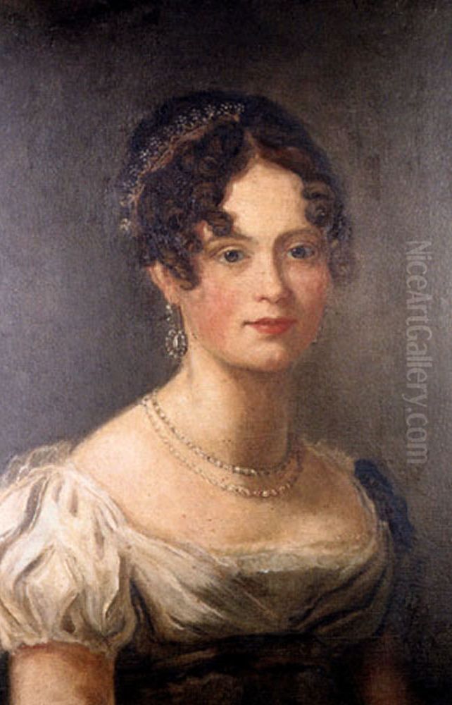 Diana von Pappenheim, nee Waldner de Freundstein (1788-1844) Oil Painting by Unidentified painter