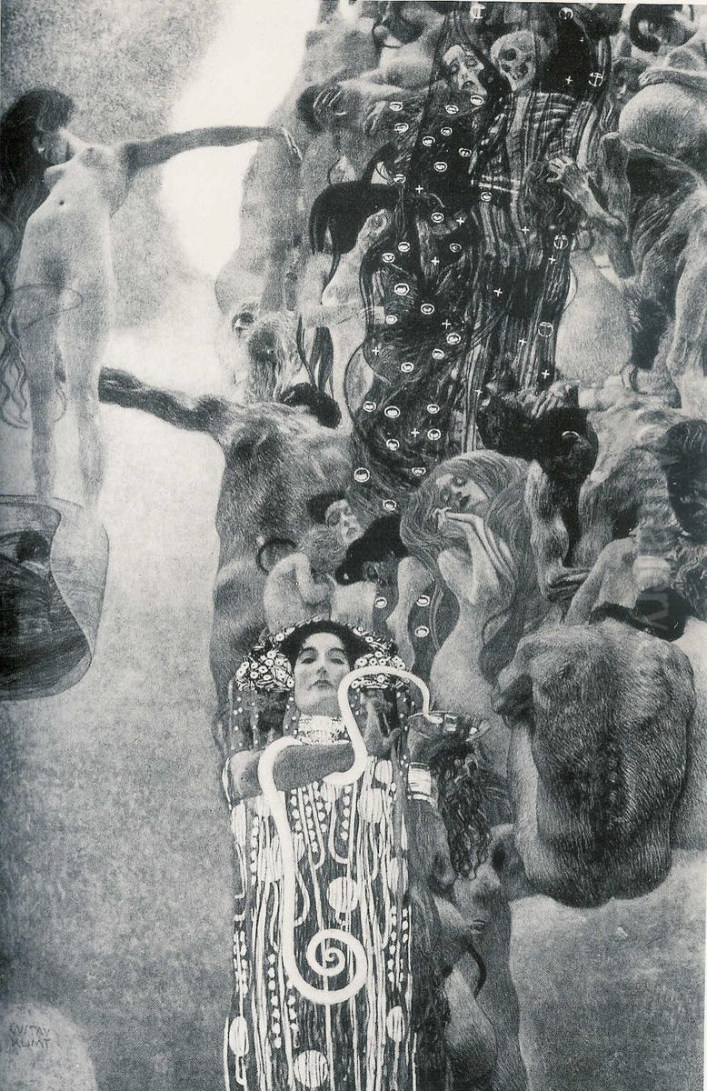 Medicine Oil Painting by Gustav Klimt