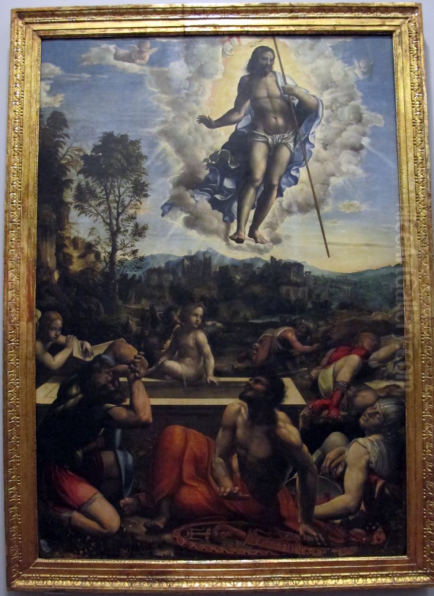 resurrezione di cristo Oil Painting by Il Sodoma