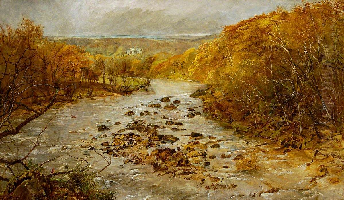 Wharfedale. Oil Painting by Walter D. Batley