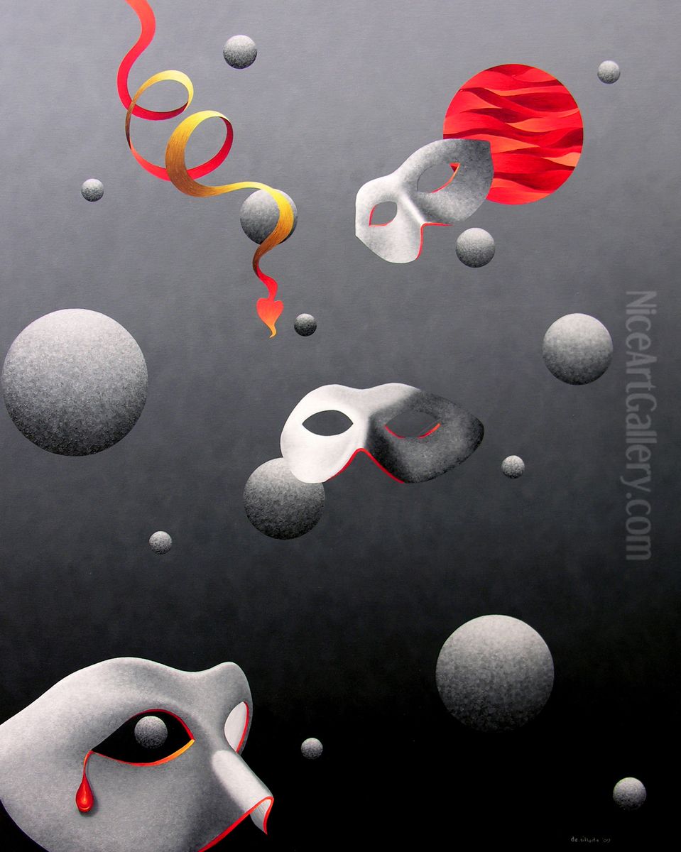 When a Mask is no longer a Mask Oil Painting by unknown