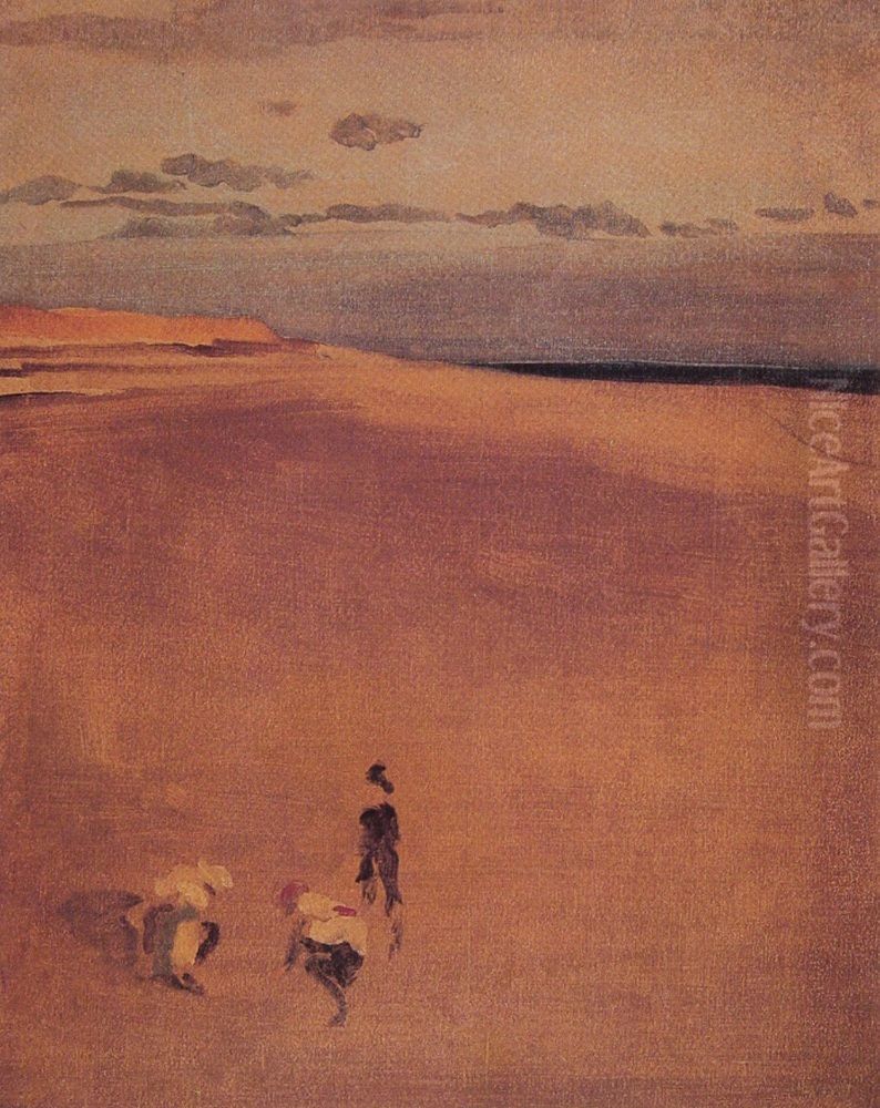 The Beach at Selsey Bill Oil Painting by James McNeill Whistler