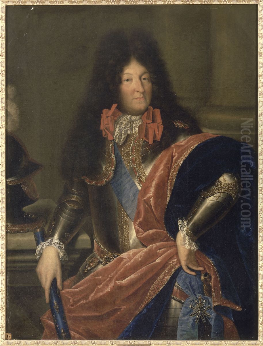 Portrait ofLouis XIV of France(1638-1715) Oil Painting by Jean Nocret