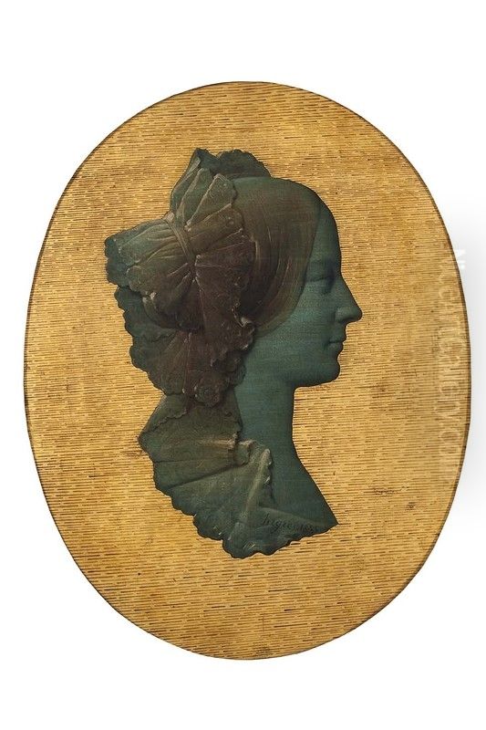 Helene de Mecklembourg Oil Painting by Jean Auguste Dominique Ingres