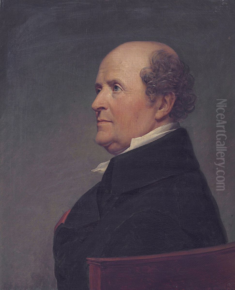 DoctorAntoine Dubois(1756-1837) Oil Painting by Francois Gerard