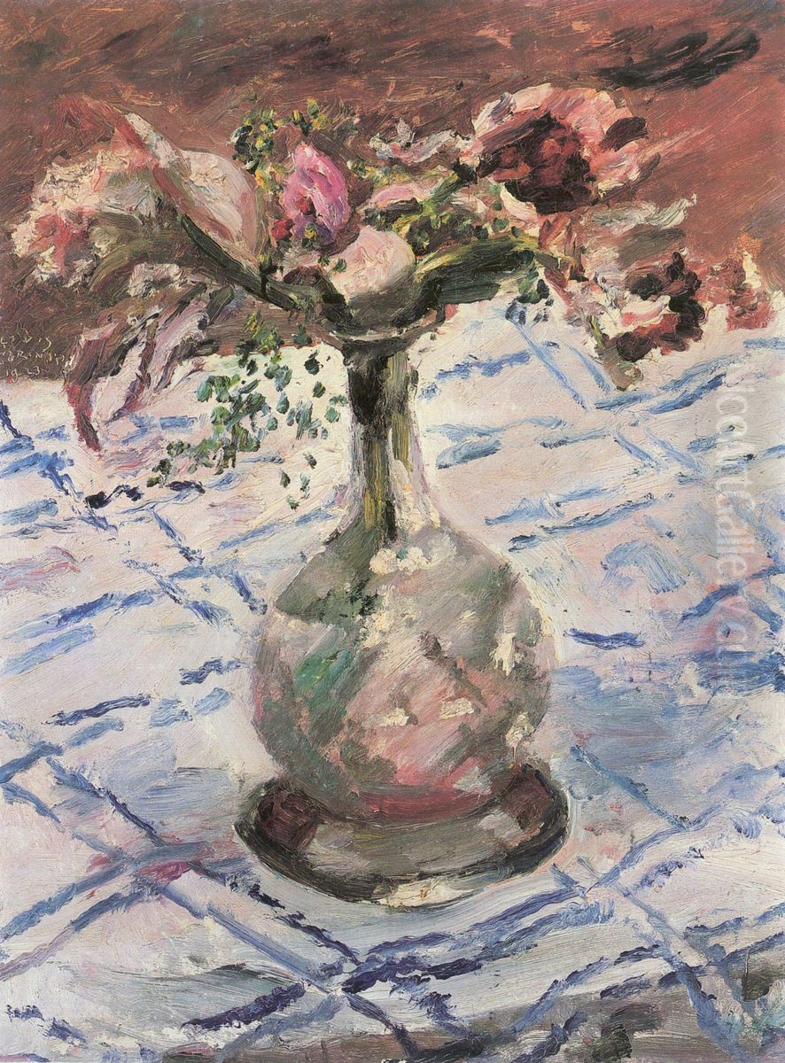 Orchideen Oil Painting by Lovis (Franz Heinrich Louis) Corinth