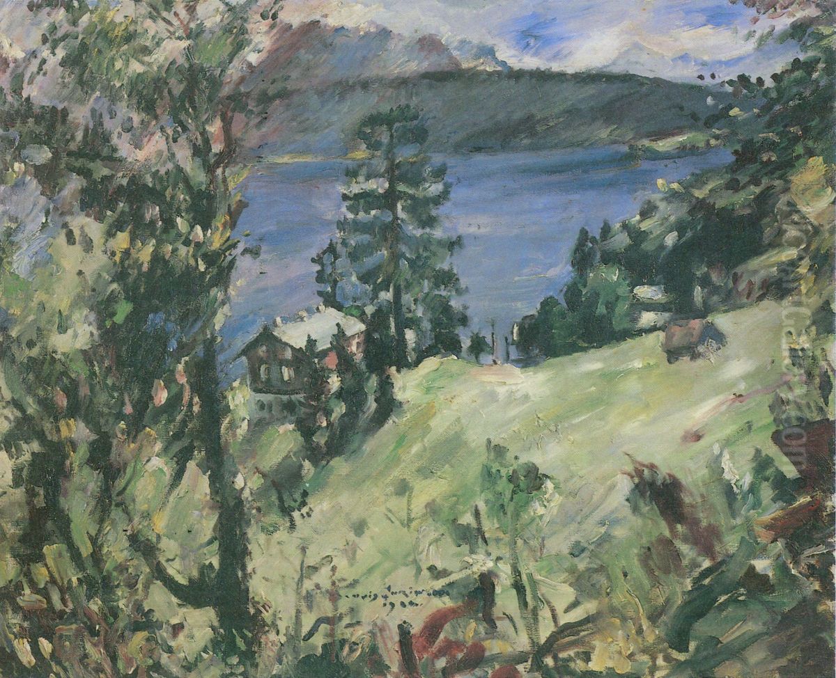 Walchenseelandschaft Oil Painting by Lovis (Franz Heinrich Louis) Corinth