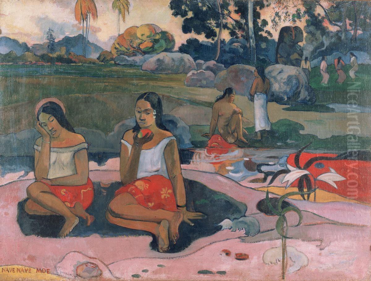 Sweet Dreams Oil Painting by Paul Gauguin