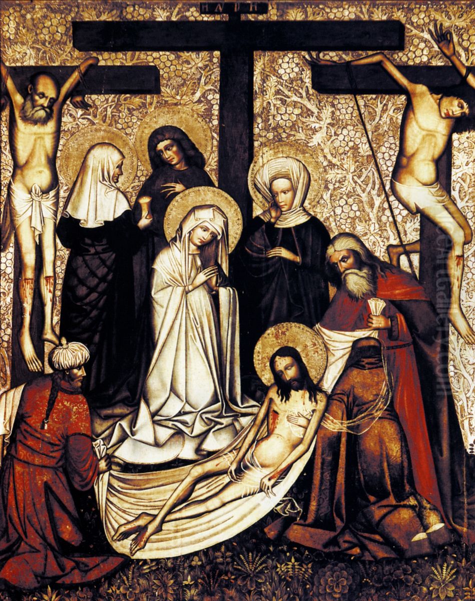 Chomranice Lamentation. Oil Painting by unknown