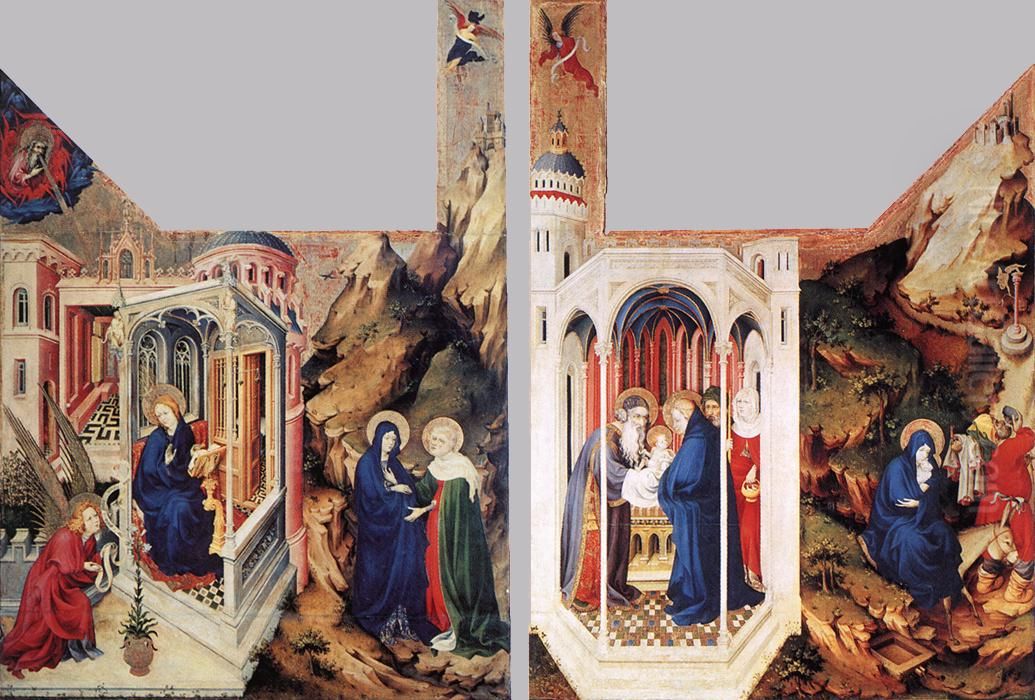 The Dijon Altarpiece Oil Painting by Melchior Broederlam