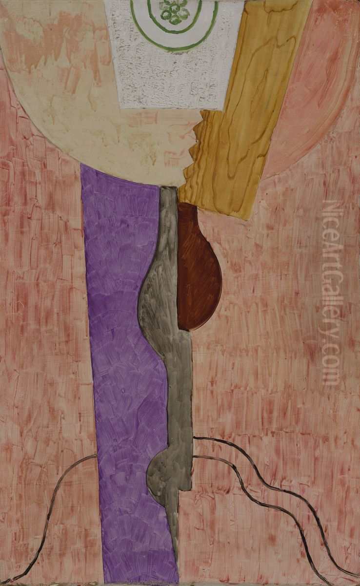 The table Oil Painting by Thorvald Hellesen