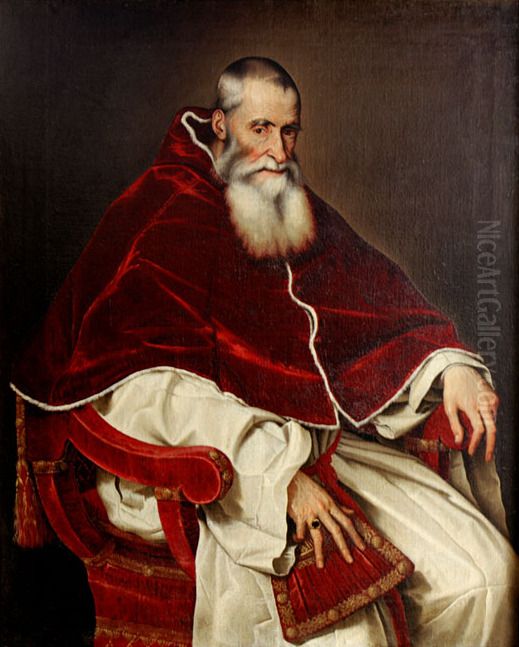Ritratto di papa Paolo III Oil Painting by Scipione Pulzone