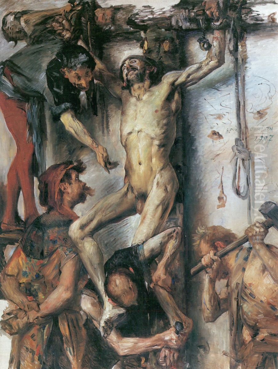 Das grosse Martyrium Oil Painting by Lovis (Franz Heinrich Louis) Corinth
