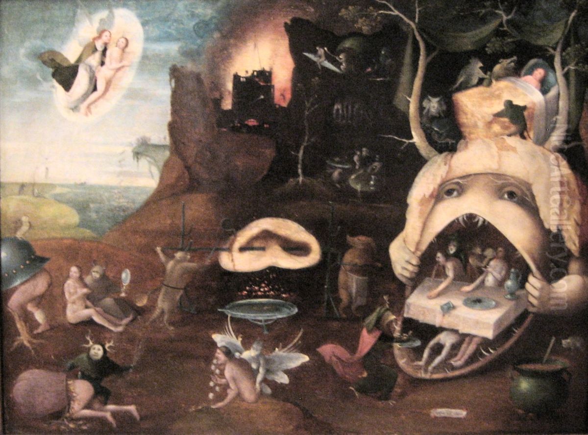 The Vision of Tondalys Oil Painting by Hieronymous Bosch