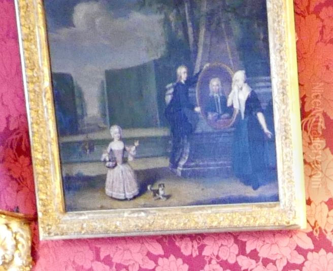 Portrait of Anna Maria Magdalena Bachman (1749-....) Oil Painting by Tibout Regters