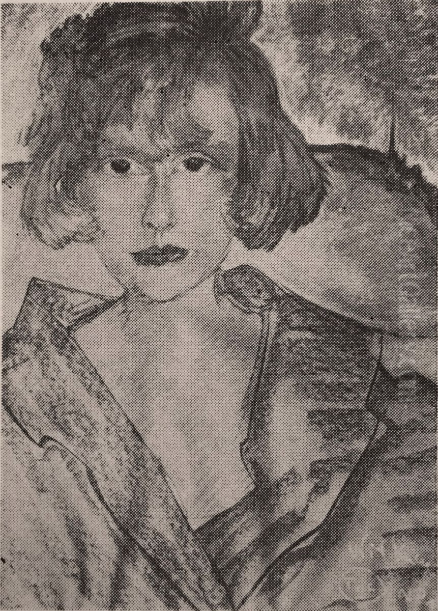 Portrait of Maria Malanowicz-Niedzielska Oil Painting by Stanislaw Ignacy Witkiewicz (Witkacy)