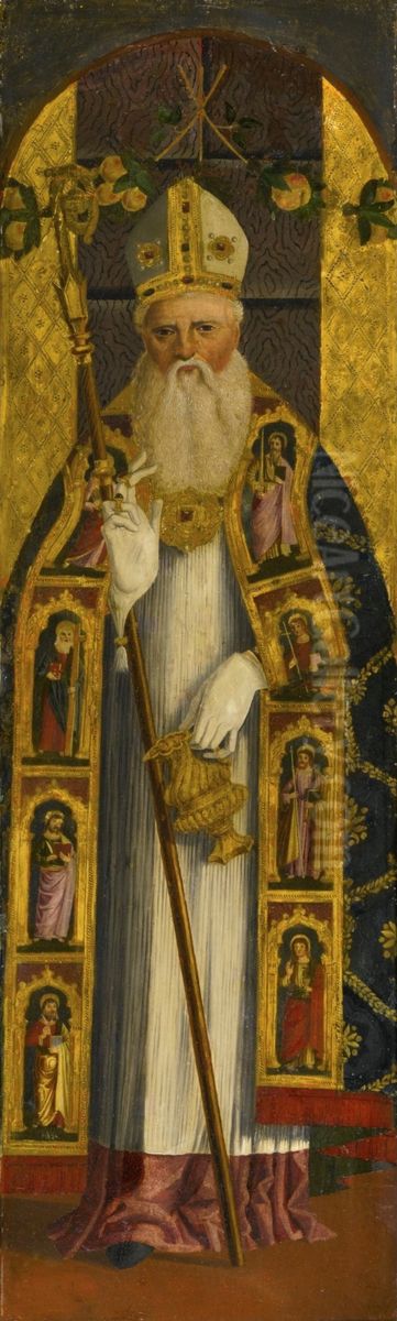 Saint Prosdocimus of Padua Oil Painting by Master of the San Niccolo Altarpiece