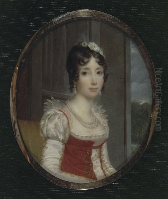 Portrait ofJulie Clary(1771-1845) Oil Painting by Francois Gerard