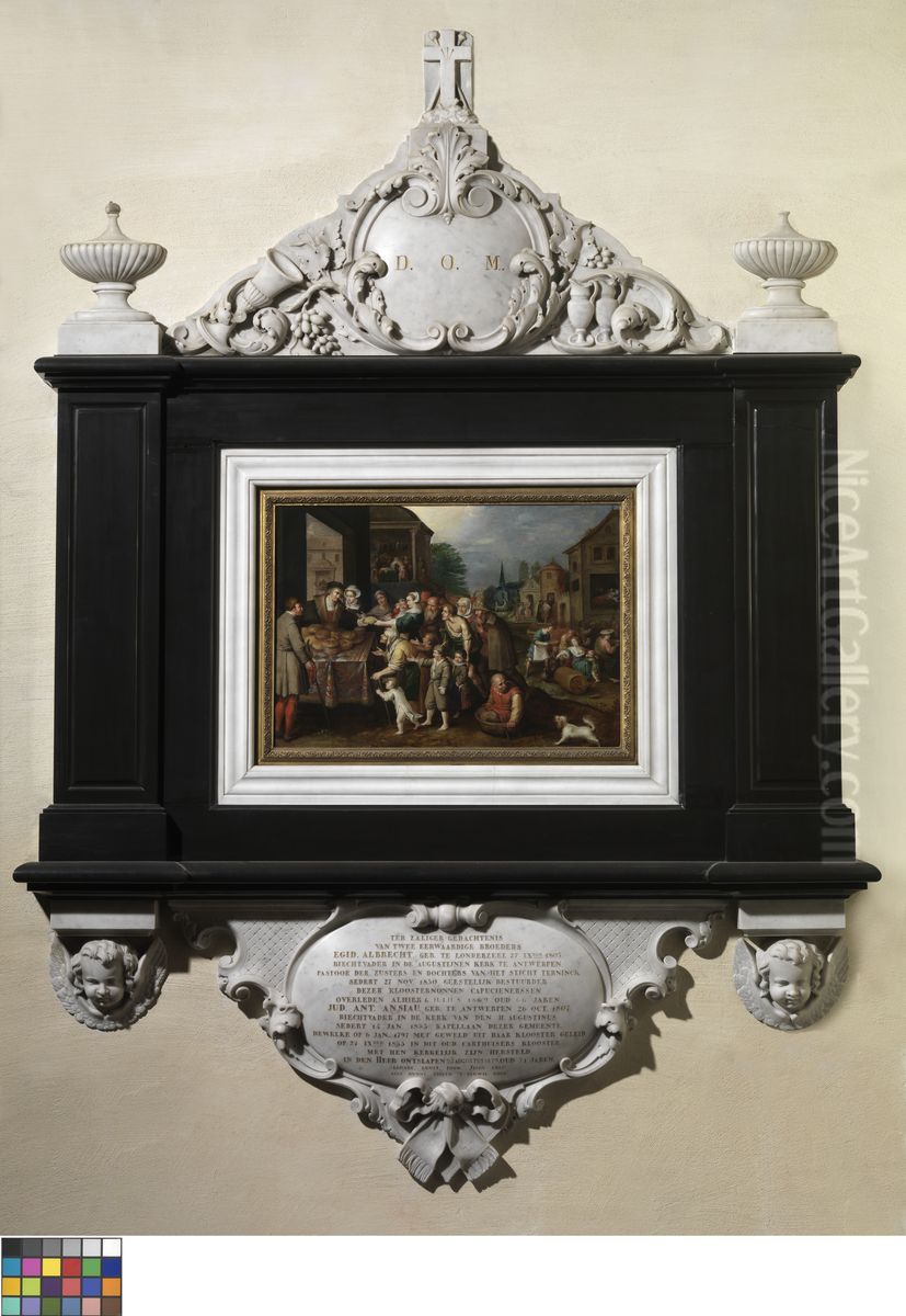 The Seven Works of Mercy Oil Painting by Frans Francken the Younger