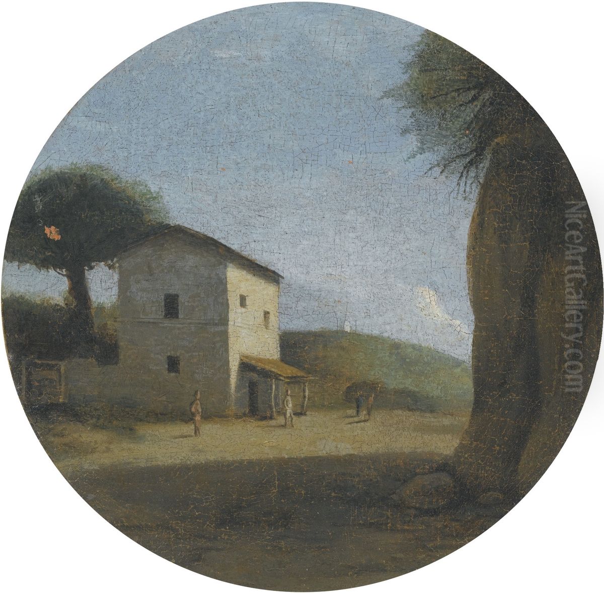 A house in the country Oil Painting by Goffredo Wals