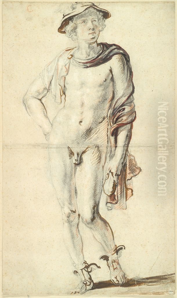 Hermes Oil Painting by Jacob Jordaens